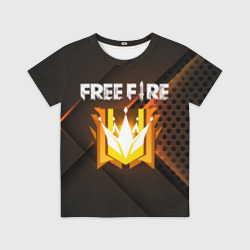 Детская футболка 3D Free fire Grand master