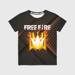 Детская футболка 3D Free fire Grand master
