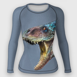Женский рашгард 3D Хищный динозавр Dino