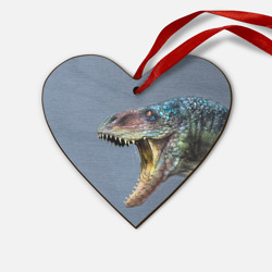 Деревянная игрушка Сердце Хищный динозавр Dino