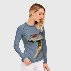 Женский рашгард 3D Хищный динозавр Dino - фото 2