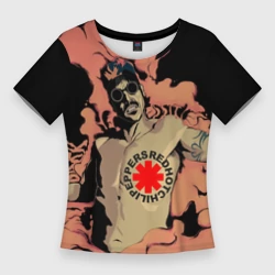 Женская футболка 3D Slim Red Hot chili peppers Ред Хот чили пепперс