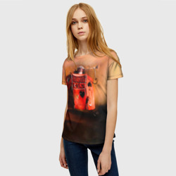 Женская футболка 3D Агата Кристи opium - фото 2