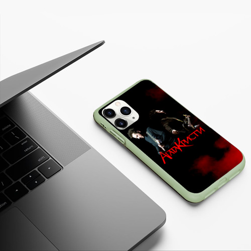 Чехол для iPhone 11 Pro матовый с принтом Агата Кристи группа, фото #5