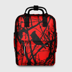 Женский рюкзак 3D Хоррор "Мрачный лес"