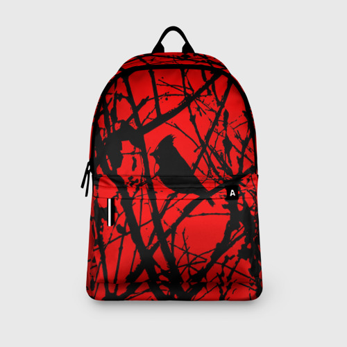 Рюкзак 3D с принтом Хоррор Мрачный лес, вид сбоку #3