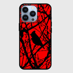 Чехол для iPhone 13 Pro Хоррор "Мрачный лес"