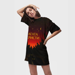 Платье-футболка 3D Агата Кристи чудеса - фото 2
