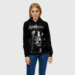 Женская толстовка 3D Агата Кристи Глеб Самойлов - фото 2