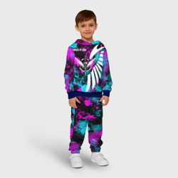 Детский костюм с толстовкой 3D Free fire neon - фото 2