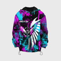 Детская куртка 3D Free fire neon