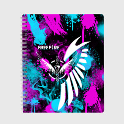 Тетрадь Free fire neon