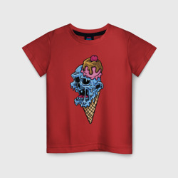 Детская футболка хлопок Horror ice cream