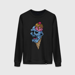 Женский свитшот хлопок Horror ice cream