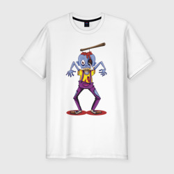Мужская футболка хлопок Slim Отвязный зомби
