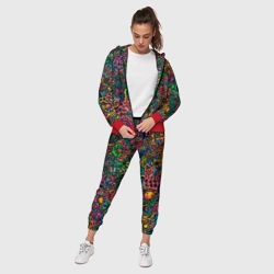 Женский костюм 3D Кислотные узоры психоделика - фото 2