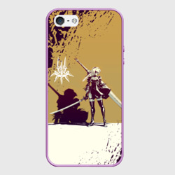 Чехол для iPhone 5/5S матовый Yorha 2B Nier Automata