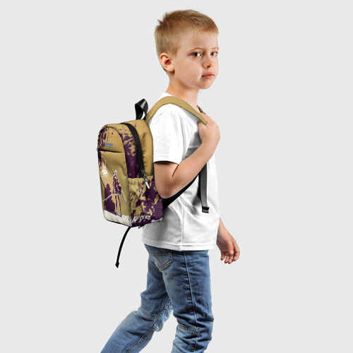 Детский рюкзак 3D с принтом Yorha 2B | Nier Automata (Z), вид сзади #1