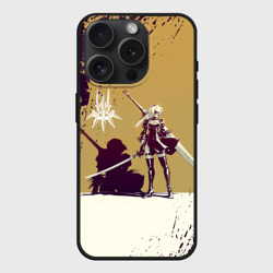 Чехол силиконовый для Apple iPhone 15 Pro матовый Yorha 2B Nier Automata