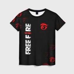 Женская футболка 3D Garena free fire