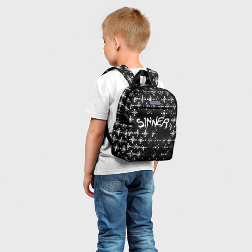 Детский рюкзак 3D с принтом FAR CRY 5 ГРЕШНИК / SINNER, фото на моделе #1