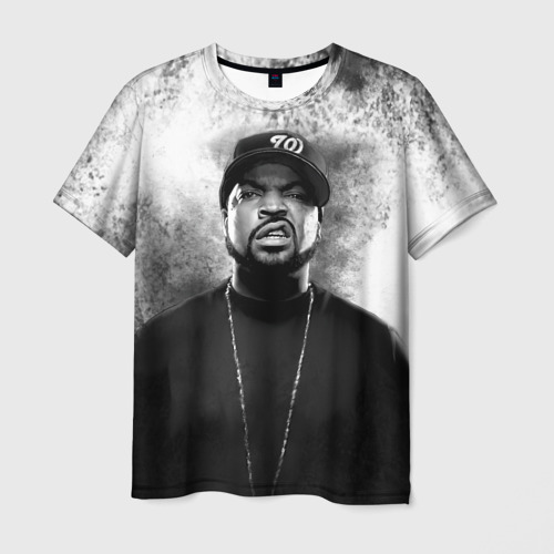 Мужская футболка с принтом Ice Cube Айс Куб, вид спереди №1