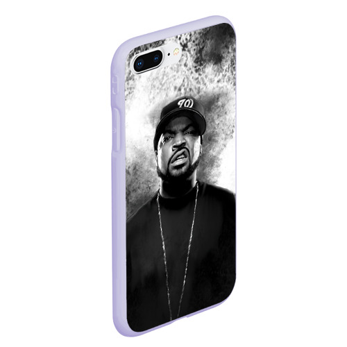 Чехол для iPhone 7Plus/8 Plus матовый Ice Cube Айс Куб, цвет светло-сиреневый - фото 3