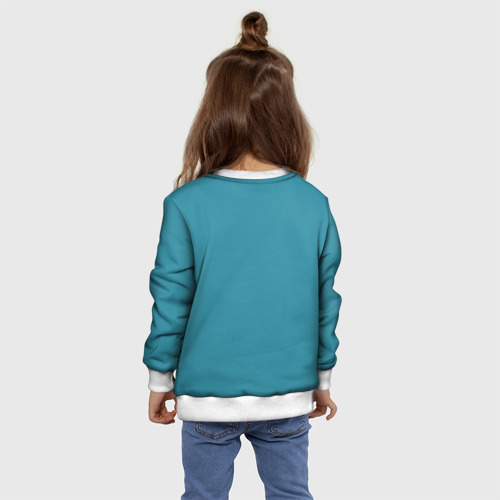 Детский свитшот 3D Сиреноголовый и девочка, цвет 3D печать - фото 8