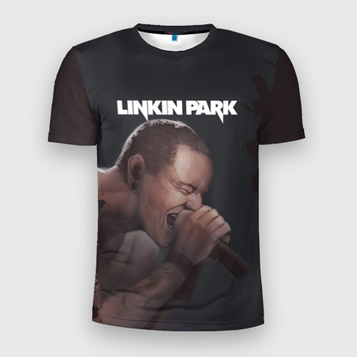 Мужская футболка 3D Slim Chester Linkin Park, цвет 3D печать