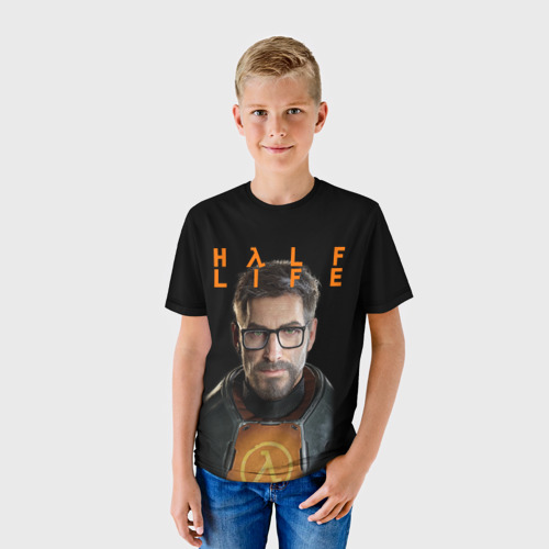 Детская футболка 3D Half-life Freeman Фриман, цвет 3D печать - фото 3