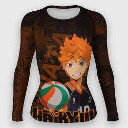 Женский рашгард 3D Хината Волейбол
