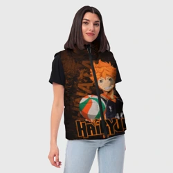 Женский жилет утепленный 3D Хината Волейбол - фото 2