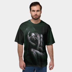 Мужская футболка oversize 3D SCP 096 - фото 2