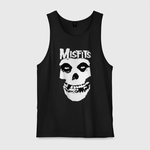 Мужская майка хлопок Misfits skull