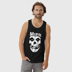 Мужская майка хлопок Misfits skull - фото 2