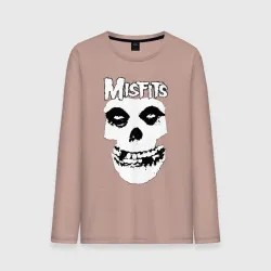 Мужской лонгслив хлопок Misfits skull