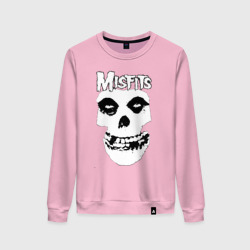 Женский свитшот хлопок Misfits skull