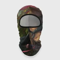 Балаклава 3D Собака Самурай плачет мем