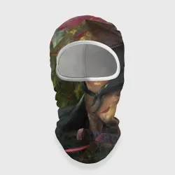 Балаклава 3D Собака Самурай плачет мем