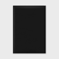 Ежедневник с принтом Леонид Каневский для любого человека, вид спереди №2. Цвет основы: черный