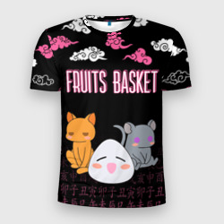 Мужская футболка 3D Slim Fruits Basket главные Герои