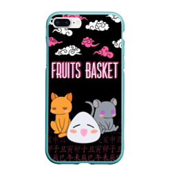 Чехол для iPhone 7Plus/8 Plus матовый Fruits Basket главные Герои