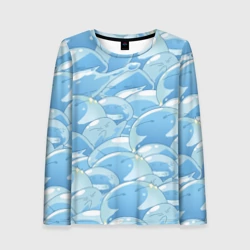 Женский лонгслив 3D О моем перерождение в слизь