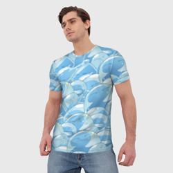 Мужская футболка 3D О моем перерождение в слизь - фото 2