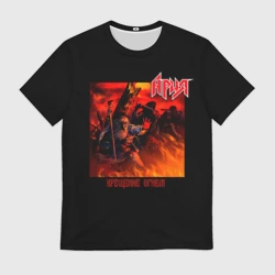Мужская футболка 3D Ария - крещение огнем