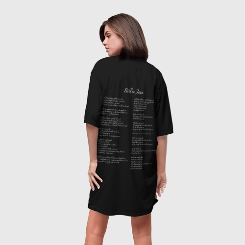 Платье-футболка 3D Майкл Джексон Билли Джин, цвет 3D печать - фото 4