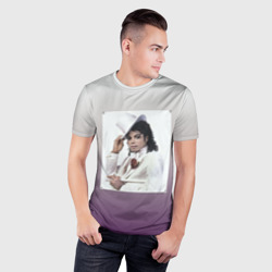 Мужская футболка 3D Slim Майкл Джексон навсегда - фото 2
