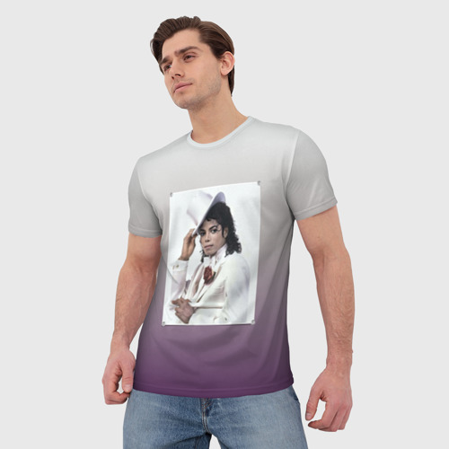 Мужская футболка 3D Майкл Джексон навсегда, цвет 3D печать - фото 3