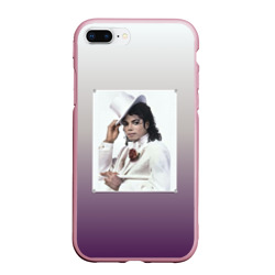 Чехол для iPhone 7Plus/8 Plus матовый Майкл Джексон навсегда