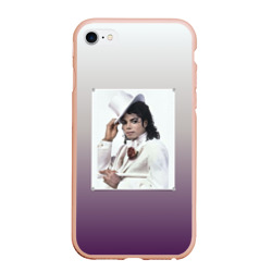 Чехол для iPhone 6/6S матовый Майкл Джексон навсегда